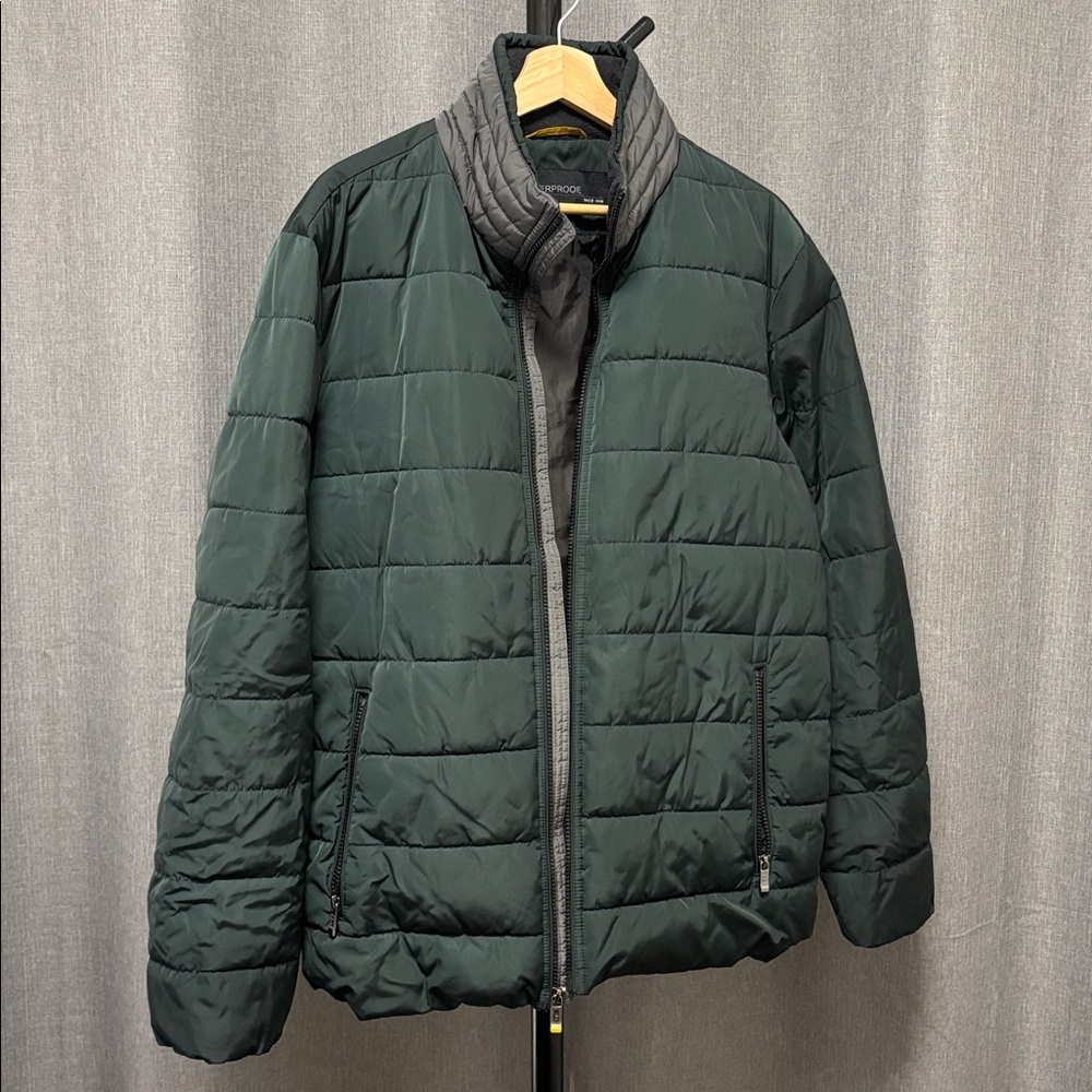 Weatherproof Men's Dark Green Puffer Jacket